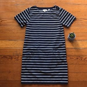 Jack Wills Striped T-Shirt Dress with Pockets